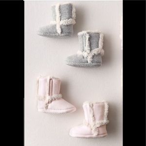 Restoration Hardware Luxe Sherpa Booties